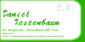 daniel kestenbaum business card